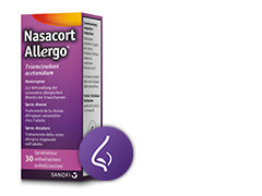 Spray nasal Nasacort Allergo<sup>®</sup>